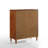 Ingraham Solid Wood Rattan 5-Drawer Chest