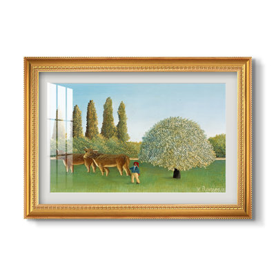 Prairie (Le Pâturage), 1906 - Henri Rousseau - Estampe encadrée sur mesure