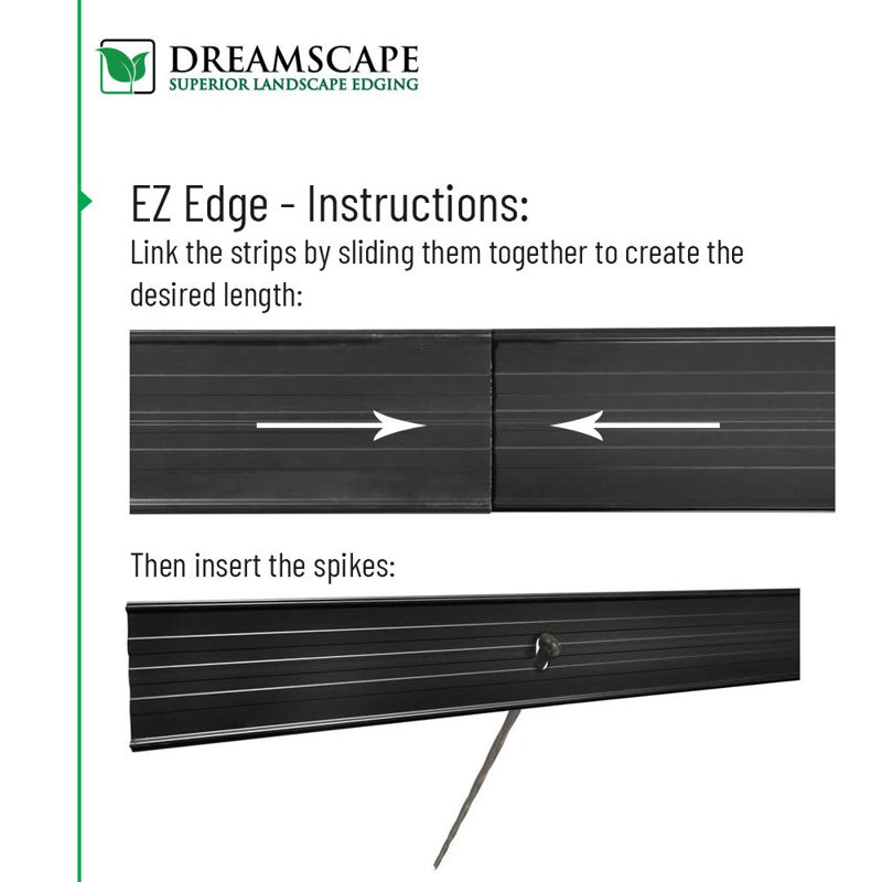 EZ Edging (72'/Box) -, Black Paint