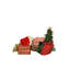 Lighted Napping Santa Figurine