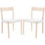 Chaise d'appoint en bois massif Cosme-453435672