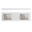 72 dessus de meuble-lavabo double 72