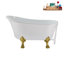 1300.5mm x 650.2mm Soaking Acrylic Bathtub-1679196169-1679196273