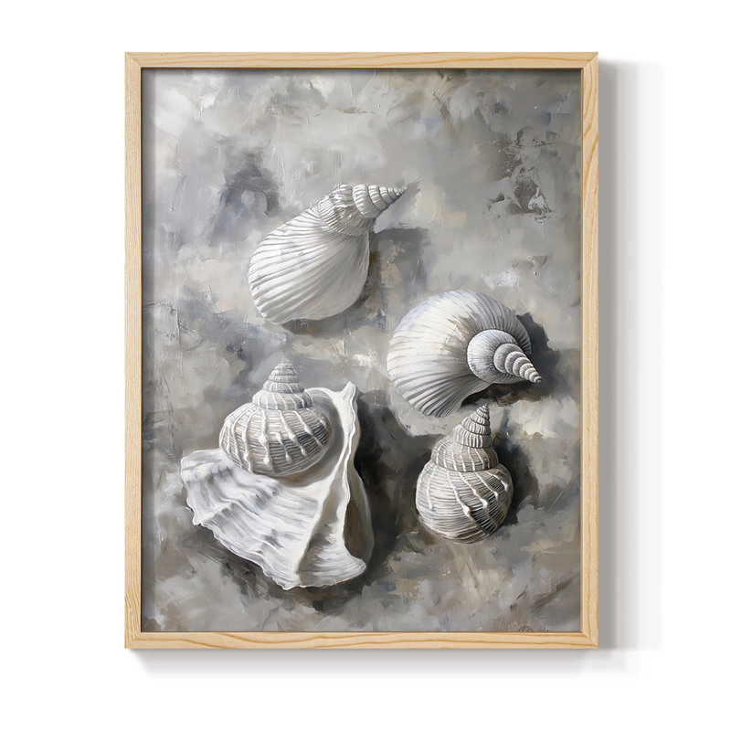 NAUTICAL Series CCXC III, reproduction encadrée - bois massif, Naturel, H 15 po x l 12 po