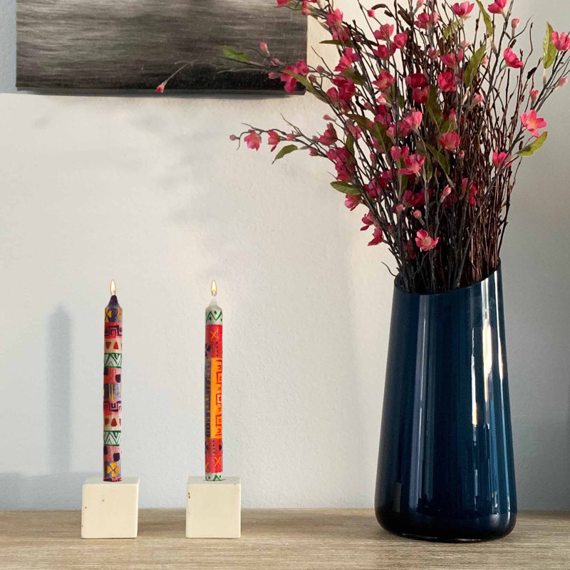 Unscented Taper Candle