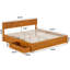 Lit plateforme Lamecia avec pied de lit à panneau et tiroirs de rangement-1261287104-1261287162