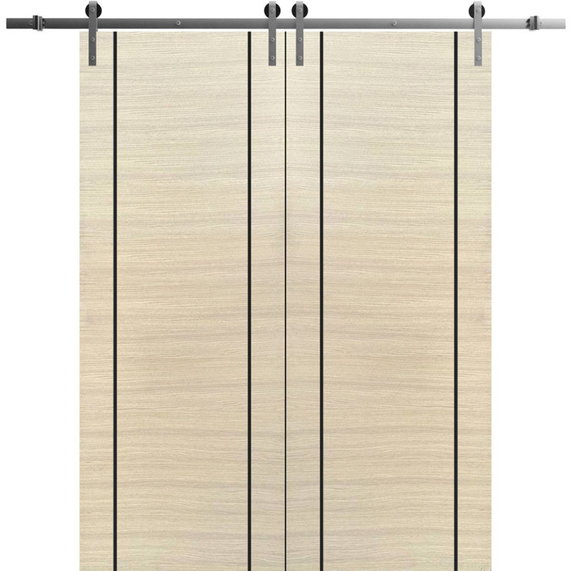 Portes françaises à panneaux, 84 po x 80 po