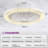 Makaiyla Smart RGB Ceiling Fan Light, 16 Million Colours, Remote/APP Control for Bedroom-242779426-238316801