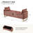 Soraiya 65'' Upholstered Storage Bench With Two Pillows-616006638