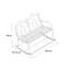 Metal Outdoor Bench