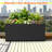Large Rectangular Planter - Metal Rectangular Planter Box with Drainage Holes for Indoor and Outdoor Use-87823479-87823477