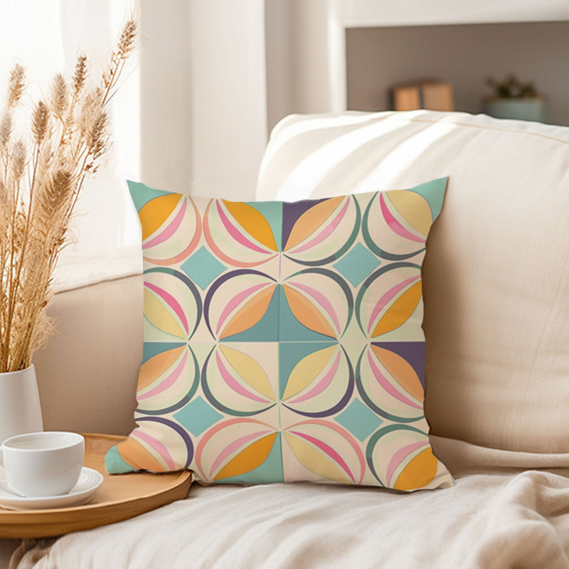 Abstract Retro 70s Hippie Pattern III Retro