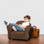 Chaise en micro-suède Keet-70145911