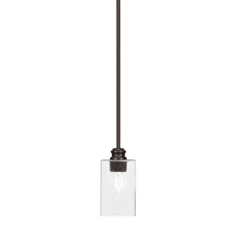 Luminaire suspendu simple à 1 lumière Edge, Espresso