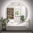 Adorna  Round Frameless Backlit Mirror, LED Bathroom Mirror with Dimmable Brightness, Anti-fog Function, 50000h Lifetime, Shatterproof Film-88783307