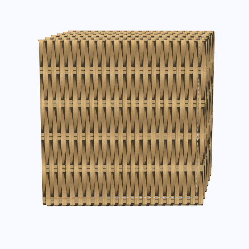 Polyester Geometric Square Napkin