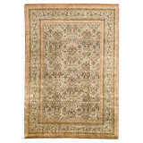 Hand Knotted Area Rug in Ivory