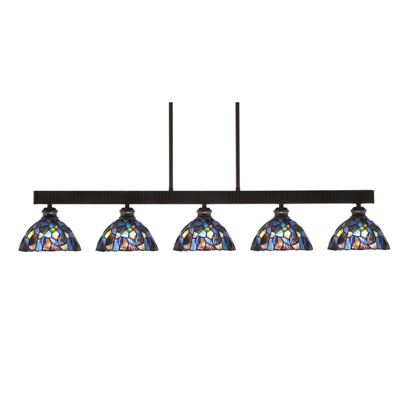 Barre d'éclairage 5 lumières Edge, Espresso