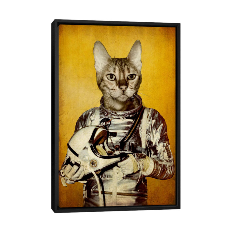 « follow your my rêves », impression sur toile, H 26 po x l 18 po x P 1,5 po, Toile avec cadre noir, Pas de tapis