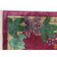 1920s Chinese Coral Rectangle Small Scatter Size Wool Antique - Art Deco Knotted Rug