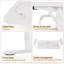 ONE PIECE Height Adjustable Standing Desk With Memory Smart Panel Office Electric Standing Computer Desk With USB Charge-1060843607-1060843552