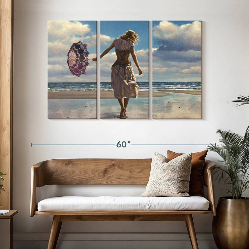 Leisha Walking On Broken Clouds, 32" H x 50" W