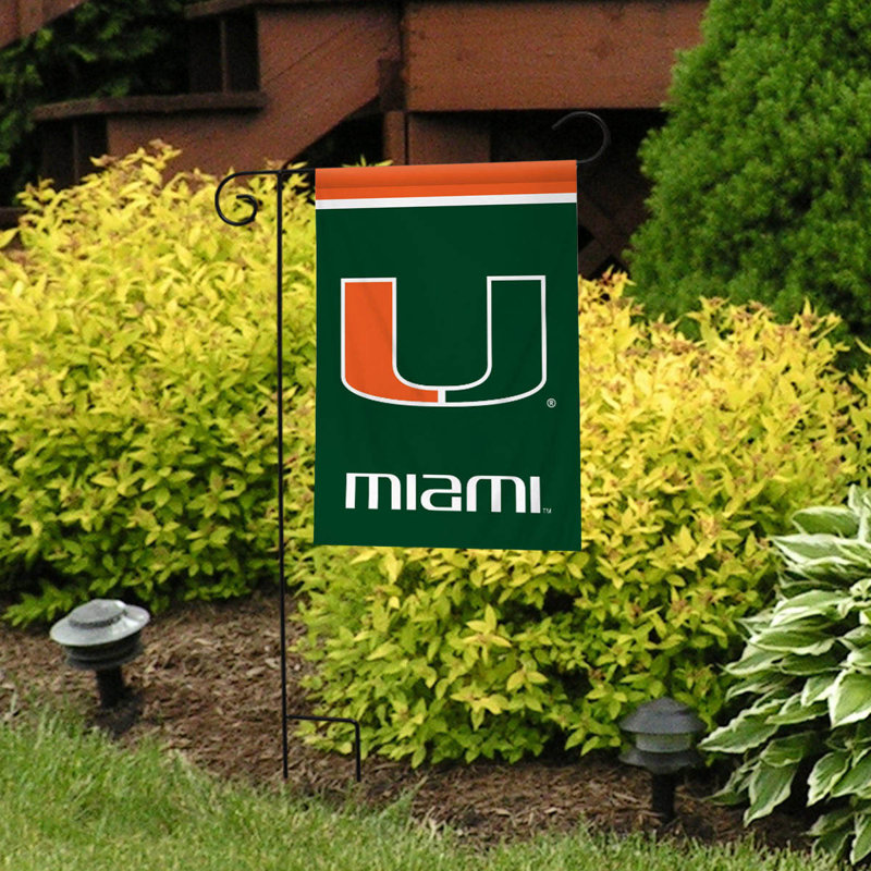 Miami Hurricanes NCAA Licensed Garden Flag, Miami, Floride