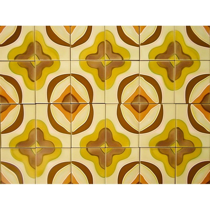 Motif floral pour salle de bain, L 21 po x L 34 po