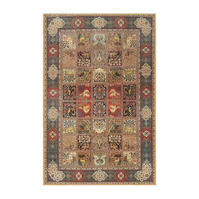 Tapis traditionnel mehroon/noir/crème Everetts