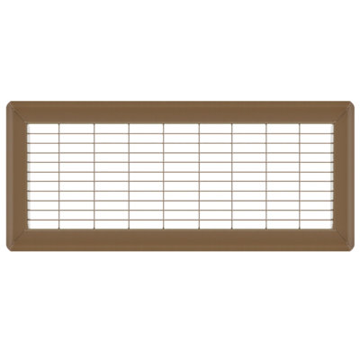 Gril de plancher brun de gros calibre