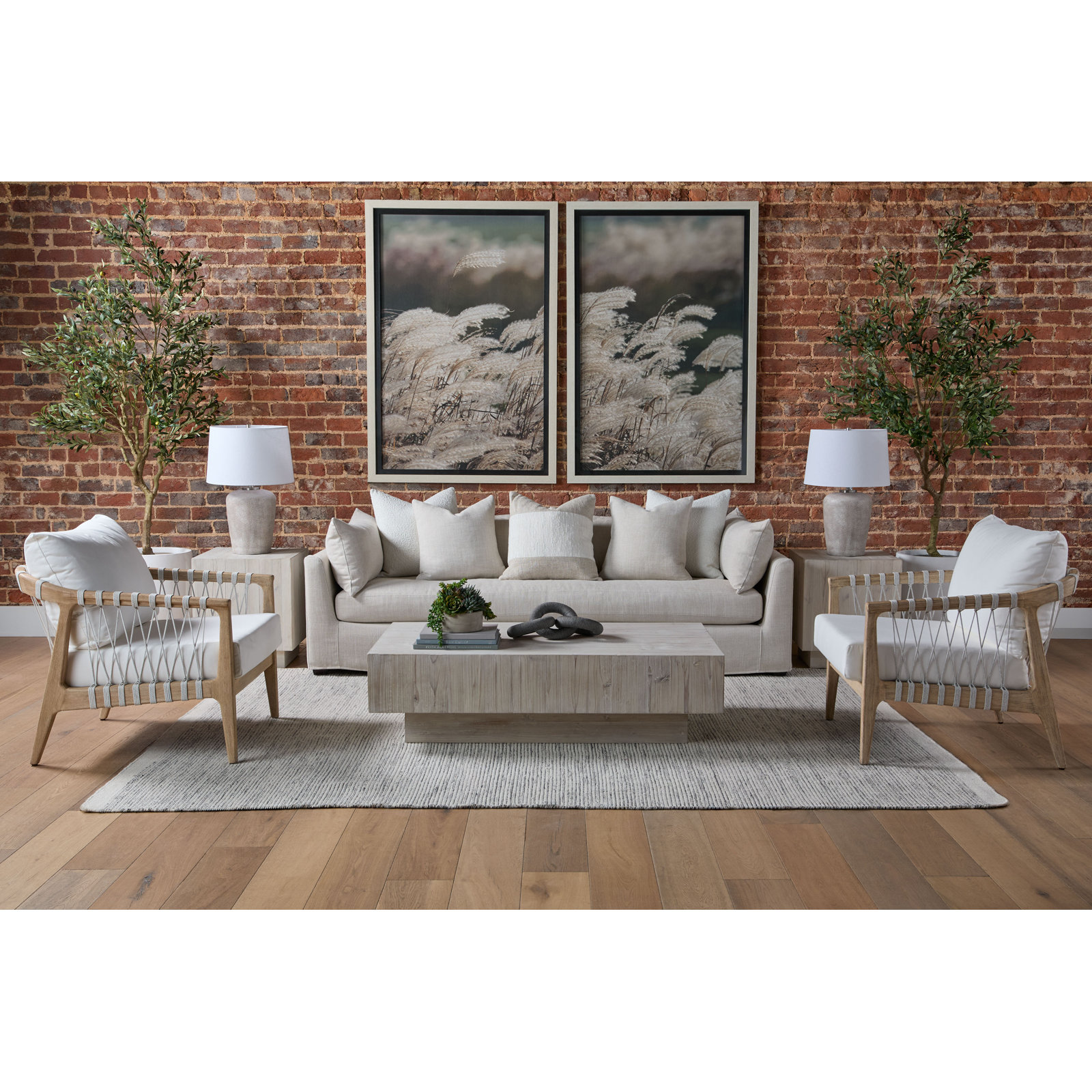 Neptunia Solid Wood Coffee Table