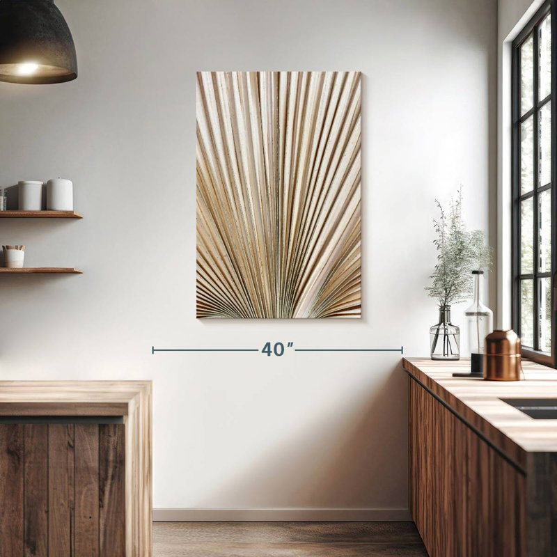 Harnek Dried Palm Leaf, 39" H x 26" W