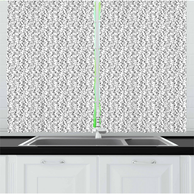 Tailored Kitchen Curtain