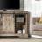 Bevus 52" Corner TV Stand with Sliding Doors for TVs up to 60"-1968214224