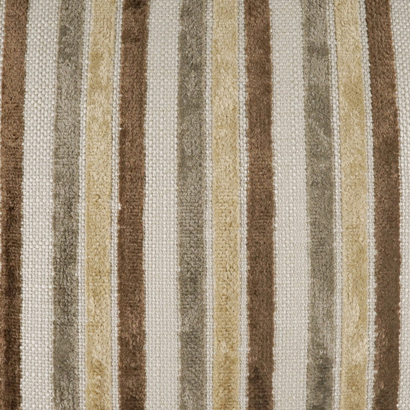 Borderline Square Pillow Cover & Insert, Mocha, Square 22"