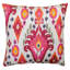 Heavyweight Linen-blend IkatCushion in Pink and Orange-1983089590-1983089591