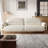 102.36"White Solid wood chenille Sofa-1268065284