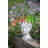 Greek Style Cement Head Planter - Indoor Outdoor Home Garden Decor, D6" X 9"-1159317495