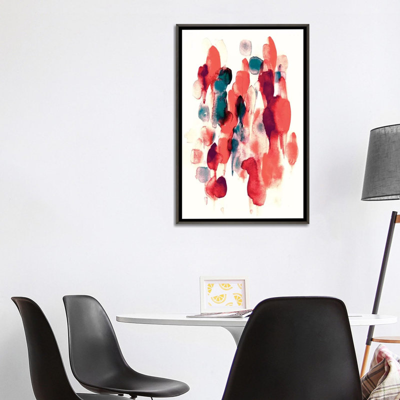«Day and Night» par Lesia Binkin - reproduction d'art, H 40 po x l 26 po x P 1,5 po, Toile encadrée de bois rustique foncé