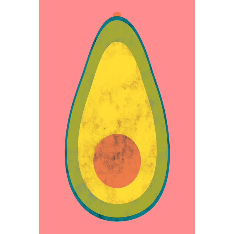 Veggie Party II by Chariklia Zarris - Graphic Art Print, 122cm H x 81cm W, Black Floater Framed