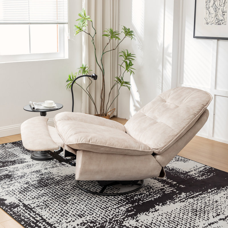 Fauteuil inclinable pivotant, Ivoire