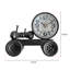 Analog Metal Battery Tabletop Clock Black