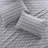 3 PCS Sheet Set Grey Ski Jump