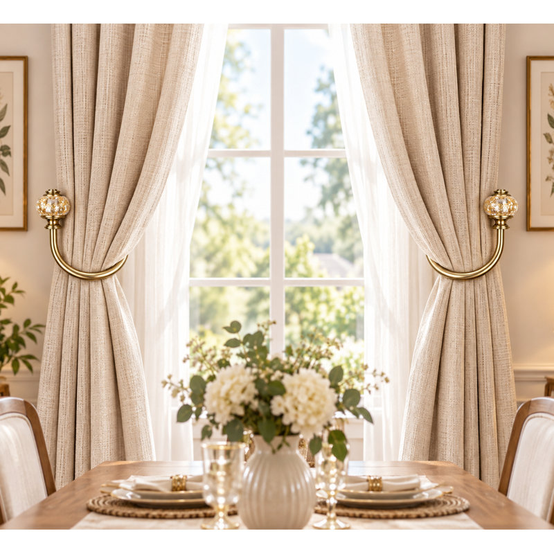 Gold Curtain Holdbacks