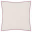 Housse de coussin en toile brodée 
