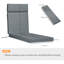Outsunny Set of 2 Sun Lounger Cushions with Ties-1816961137