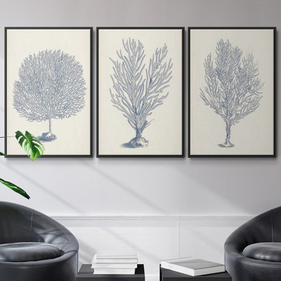 Chrysanthème, bloc de bois I, 3 pièces