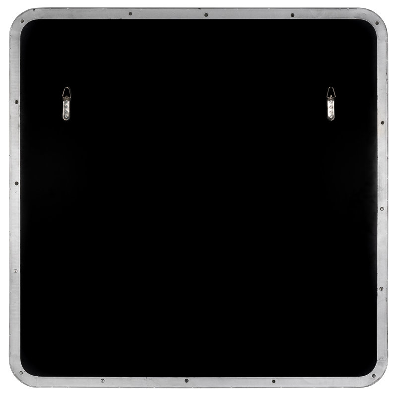 Somerset Accent Mirror, 34" x 33.75", Silver