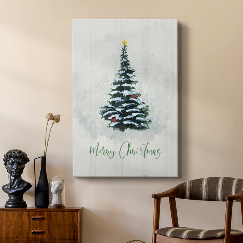 Hiver pin Noël - galerie Cavas sur mesure, H 36 po x l 24 po