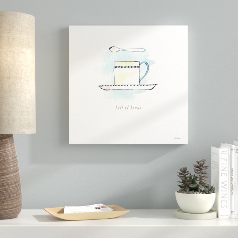 Good brasserie iii, impression sur toile tendue, H 18 po x l 18 po x P 1,5 po, Toile avec cadre noir, Pas de tapis